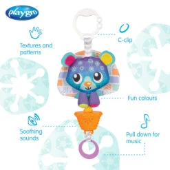 Playgro Musical Polar Pals Bear Muziekdoosje P0188320 -Kinderwagenserie Winkel 0188320 polar pals musical pullstring bear feature image