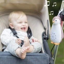 Zazu Zoe De Pinguin Grijs 3 In 1 Muziekdoosje ZA-ZOE-01 -Kinderwagenserie Winkel 31487874536 1de4c30e7c o