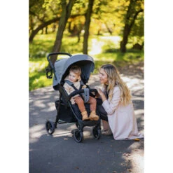 4Baby Rapid XXIII Grey Melange Wandelwagen -Kinderwagenserie Winkel 4baby rapid xxiii wandelwagen sfeer 2