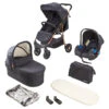 Babygo Style Black Rose 3-in-1 Kinderwagen Incl. Autostoel 6321 -Kinderwagenserie Winkel 6321 style3in1 blackrose 2 babygo 1