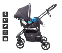 Babygo Style Black 3-in-1 Kinderwagen Incl. Autostoel 6323 -Kinderwagenserie Winkel 6323 style3in1 black 8 babygo 1