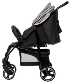 Babygo Basket Grey Melange Wandelwagen Incl. Autostoel 64012 -Kinderwagenserie Winkel Babygo Basket Grey Melange Wandelwagen 6402 2 1