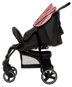 Babygo Basket Pink Melange Wandelwagen 6403 -Kinderwagenserie Winkel Babygo Basket Pink Melange Wandelwagen 6403 1