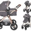Lorelli Alexa Luxe Black 3-in-1 Combi Kinderwagen Incl. Autostoel 1002129-2186 -Kinderwagenserie Winkel Lorelli Alexa Luxe Black 3 in 1 Combi Kinderwagen incl. Autostoel 1002129 2186