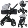 Lorelli Sena Grey Marble 3-in-1 Combi Kinderwagen Incl. Autostoel 1002161-2113 -Kinderwagenserie Winkel Lorelli Sena Grey Marble 3 in 1 Combi Kinderwagen incl. Autostoel 1002161 2113 1
