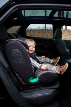 Ding York Black Leather I-Size Autostoel 9-36 Kg K63 -Kinderwagenserie Winkel ML Ding York 01 2 1