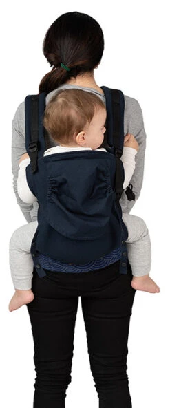 Momi Collet Navy Blue Ergonomische Draagzak NOSI00002 -Kinderwagenserie Winkel Momi Collet Navy Blue Ergonomische Draagzak NOSI00002 4
