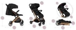 Momi Estelle Black Wandelwagen WOSP00003 -Kinderwagenserie Winkel Momi Estelle Black Wandelwagen WOSP00003 10