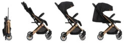 Momi Estelle Black Wandelwagen WOSP00003 -Kinderwagenserie Winkel Momi Estelle Black Wandelwagen WOSP00003 4