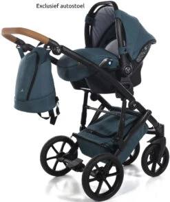 Tako Space Turquoise Kinderwagen Incl. Tas 03 -Kinderwagenserie Winkel Tako Space Turquoise Kinderwagen incl. Tas 03 16