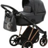 Adamex Belissa Special Edition Grey/Rose 2-in-1 Kinderwagen PS-596
