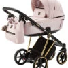 Adamex Belissa Special Edition Pink/Gold 2-in-1 Kinderwagen PS-540 -Kinderwagenserie Winkel adamex belissa special edition pink gold 2 in 1 kinderwagen ps 540