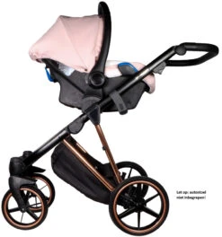 Adamex Belissa Special Edition Pink/Gold 2-in-1 Kinderwagen PS-540 -Kinderwagenserie Winkel adamex belissa special edition pink gold 2 in 1 kinderwagen ps 540 auto los
