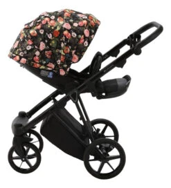 Adamex Porto Flowers Black 2-in-1 Kinderwagen FL-1 -Kinderwagenserie Winkel adamex porto flowers black 2 in 1 kinderwagen fl 1 2 1920x1920