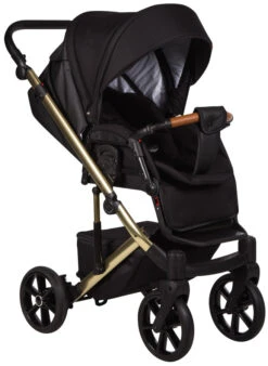 Baby Merc Mosca Limited Black/Gold 3-in-1 Kinderwagen Incl. Autostoel MOL/ML204/ZE -Kinderwagenserie Winkel baby merc mosca limited black gold 3 in 1 kinderwagen incl. autostoel mol ml204 ze 2
