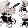 Baby Merc Q9 White/Beige Kinderwagen Incl. Autostoel Q9/197C -Kinderwagenserie Winkel baby merc q9 whitebeige kinderwagen incl. autostoel q9197c
