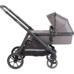 Babygo Duo Ultra Grey Tandem Kinderwagen Incl. 2 Autostoelen En 2 Ultrabase 780001 -Kinderwagenserie Winkel babygo duo grey tandem kinderwagen 7801 2 2