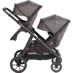 Babygo Duo Mega Grey Tandem Kinderwagen Incl. 2 Autostoelen 78001 -Kinderwagenserie Winkel babygo duo grey tandem kinderwagen 7801 4