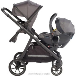 Babygo Duo Grey Tandem Kinderwagen 7801 -Kinderwagenserie Winkel babygo duo grey tandem kinderwagen 7801 6 1