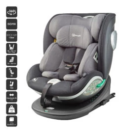 Babygo Grow Up Black I-Size 360° Autostoel 0-36 Kg 2801 -Kinderwagenserie Winkel babygo grow up black i size 360 autostoel 0 36 kg 2801.7