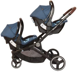Babygo Twinner Blue Tandem Duowagen Incl. 2 Autostoelen -Kinderwagenserie Winkel babygo twinner blue tandem duowagen 7502 2 1