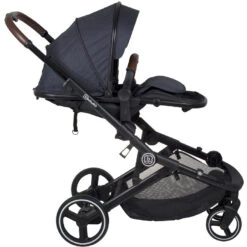 Babygo Twinner Grey Tandem Duowagen Incl. 2 Autostoelen -Kinderwagenserie Winkel babygo twinner tandem duowagen 14 2 2