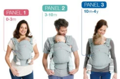 Babylonia Flexia Deep Grey Draagzak BDDFLEX1914 -Kinderwagenserie Winkel babylonia flexia pine green draagzak 8 1