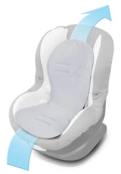 Babymatex AeroLine Paddi Zwart Inlegkussen TB0209_48 -Kinderwagenserie Winkel babymatex paddi drukverlagende autostoelinzet grijs tb0209 42.2 1