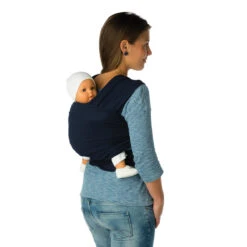 Babylonia Tricot-Slen Bamboo Khaki Green Draagdoek BDDTSB_1_707 -Kinderwagenserie Winkel bddts position 03 lr 1