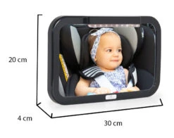 Cangaroo Autospiegel Met LED Licht 109396 -Kinderwagenserie Winkel cangaroo autospiegel met led licht 109396 9