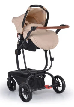 Cangaroo Ellada Beige 3-in-1 Combi Kinderwagen Incl. Autostoel -Kinderwagenserie Winkel cangaroo ellada beige 3 in 1 kinderwagen incl. autostoel 15