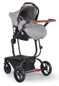 Cangaroo Ellada Grey 3-in-1 Combi Kinderwagen Incl. Autostoel -Kinderwagenserie Winkel cangaroo ellada grey 3 in 1 kinderwagen incl. autostoel 14