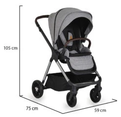Cangaroo Empire Light Grey 3-in-1 Kinderwagen Incl. Autostoel -Kinderwagenserie Winkel cangaroo empire light grey 3 in 1 kinderwagen incl. autostoel 20