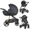 Cangaroo Florence Black 3-in-1 Kinderwagen Incl. Autostoel 109997 -Kinderwagenserie Winkel cangaroo florence black 3 in 1 kinderwagen incl. autostoel 109997 1
