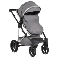 Cangaroo Florence Grey 3-in-1 Kinderwagen Incl. Autostoel 109996 -Kinderwagenserie Winkel cangaroo florence grey 3 in 1 kinderwagen incl. autostoel 109996 6