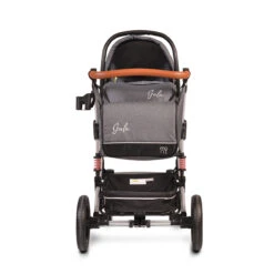 Cangaroo Gala Steel Grey 3-in-1 Combi Kinderwagen Incl. Autostoel -Kinderwagenserie Winkel cangaroo gala black leather 3 in 1 combi kinderwagen incl autostoel 5