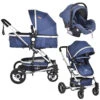 Cangaroo Gigi Denim 3-in-1 Combi Kinderwagen Incl. Autostoel -Kinderwagenserie Winkel cangaroo gigi denim 3 in 1 combi kinderwagen 1