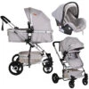 Cangaroo Gigi Light Grey 3-in-1 Combi Kinderwagen Incl. Autostoel -Kinderwagenserie Winkel cangaroo gigi light grey 3 in 1 combi kinderwagen 1