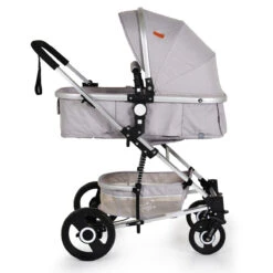 Cangaroo Gigi Light Grey 3-in-1 Combi Kinderwagen Incl. Autostoel -Kinderwagenserie Winkel cangaroo gigi light grey 3 in 1 combi kinderwagen 2