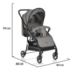 Cangaroo London Grey Wandelwagen 5581 -Kinderwagenserie Winkel cangaroo london grey wandelwagen 5581 12