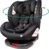 Ding Cruz Black 360° Isofix Autostoel 0-36kg DI-101919 -Kinderwagenserie Winkel di 101919 ding cruz black arrow 1