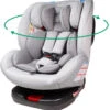 Ding Cruz Light Grey 360° Isofix Autostoel 0-36kg DI-101921 -Kinderwagenserie Winkel di 101921 ding cruz light grey arrow