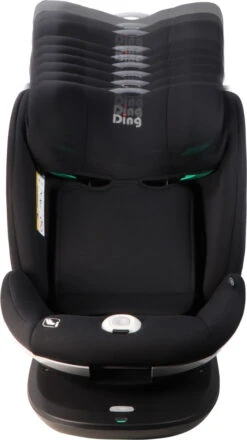 Ding Mace Black 360° I-Size Autostoel 0-36kg DI-111916 -Kinderwagenserie Winkel di 111916 ding mace black 02