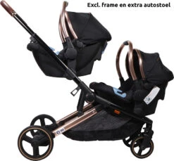Ding Amigo Black/Rose 0-13kg Autostoel DI-191709 -Kinderwagenserie Winkel ding amigo black rose 0 13kg autostoel di 191709