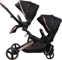Ding Amigo Black/Rose Tandem Duowagen DI-191706 -Kinderwagenserie Winkel ding amigo black rose tandem duowagen di 191706 3