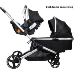 Ding Fenix Black/Black Autostoel 0-13kg -Kinderwagenserie Winkel ding amigo black silver 0 13kg autostoel di 191708 1 1