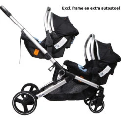 Ding Fenix Black/Black Autostoel 0-13kg -Kinderwagenserie Winkel ding amigo black silver 0 13kg autostoel di 191708 3