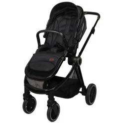 Ding Fenix Black/Black 3-in-1 Combi Kinderwagen Incl. Autostoel -Kinderwagenserie Winkel ding fenix black kinderwagen1 1 1