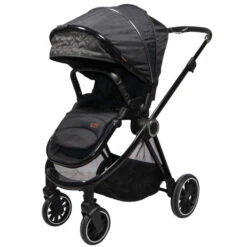 Ding Fenix Black/Black 3-in-1 Combi Kinderwagen Incl. Autostoel -Kinderwagenserie Winkel ding fenix black kinderwagen3 1 1