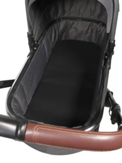 Ding Fenix Grey/Silver 3-in-1 Combi Kinderwagen Incl. Autostoel -Kinderwagenserie Winkel ding fenix greysilver kinderwagen10 1